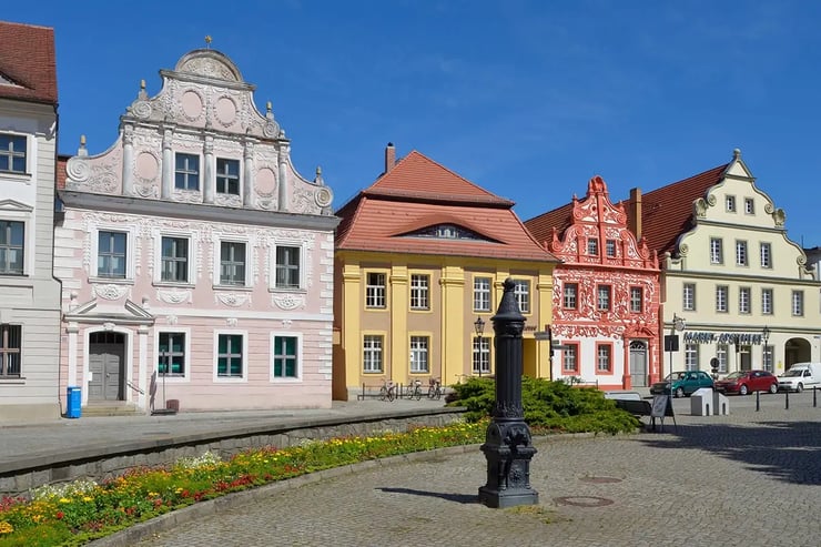 Glasfaserausbau am Marktplatz Eichwalde