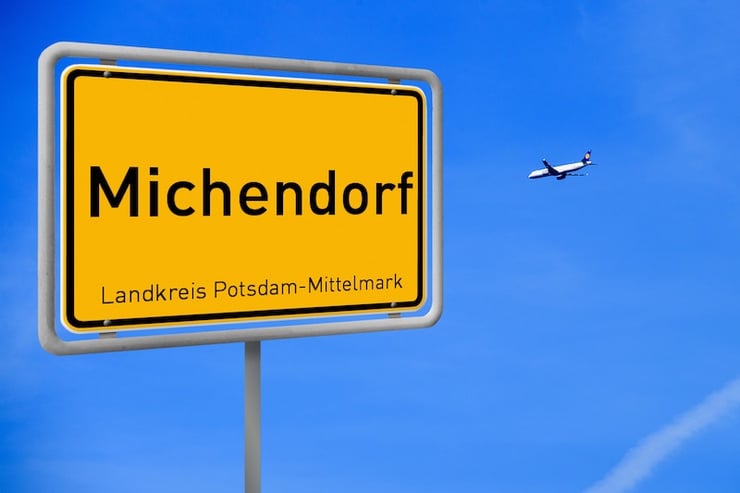 Ortsschild Michendorf